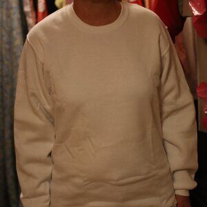 russell athletic sweat shirt  white small new